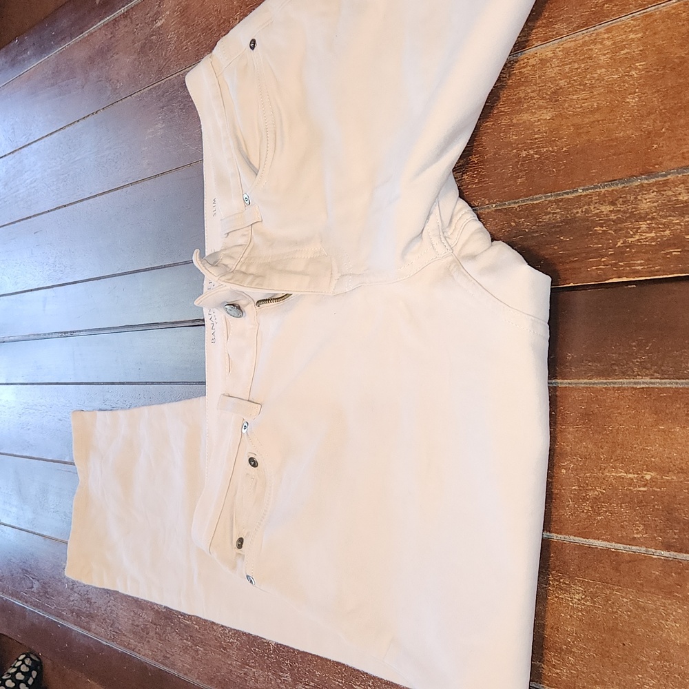 Banana Republic Cream Jeans